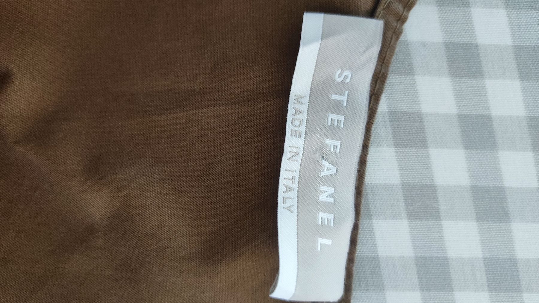 Stefanel Vestiti: Stefanel Kleid, Gr. S, Braun, Baumwolle – Usato da Stäfa venduto da modeflash 5