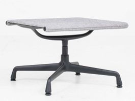 Vitra EA 125 Ottoman / Hocker von Charles & Ray Eames - Grau