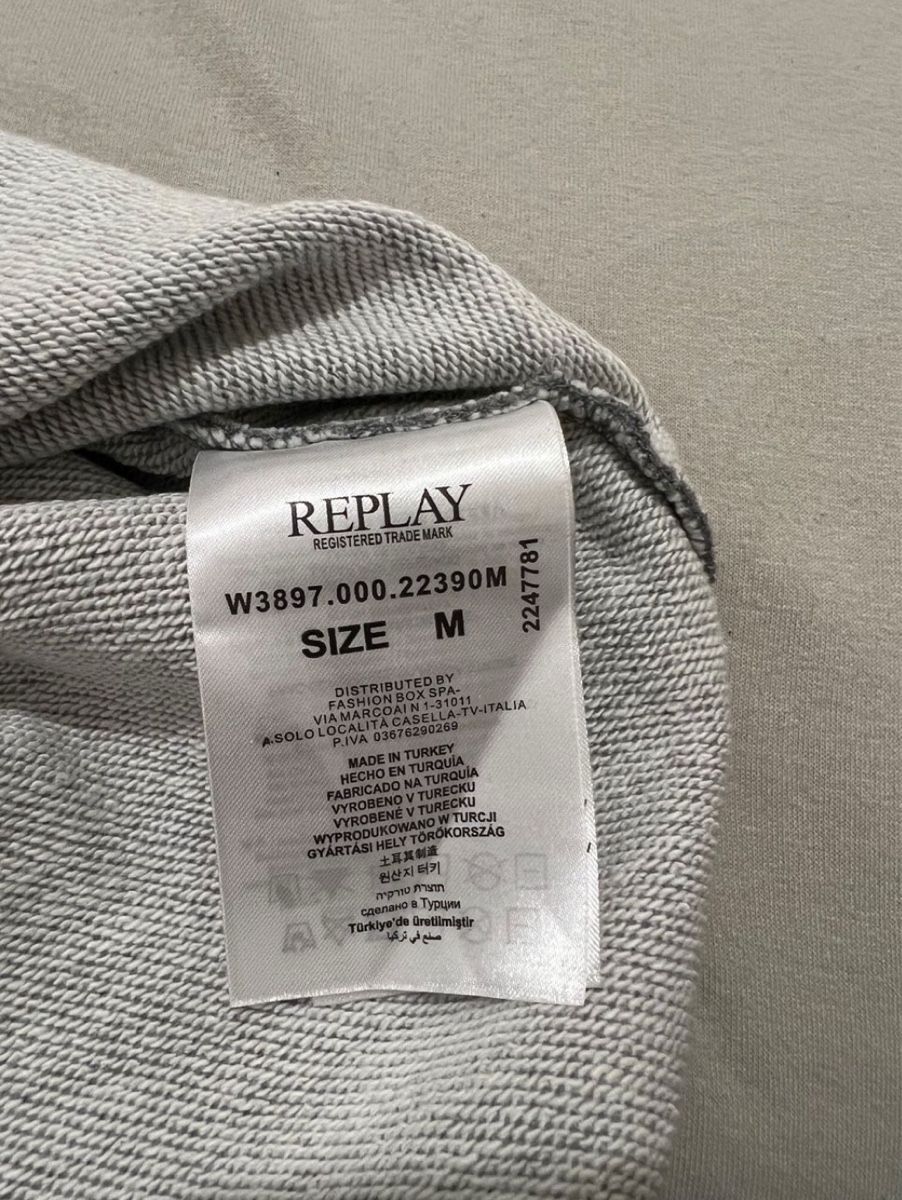 Replay Pullover & Sweatshirts: Pull Replay gris chiné taille M - look décontracté ! – Gebraucht aus Prangins von Leelou11 1