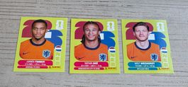 Panini FIFA World Cup WM 2026  HOLLAND  NED 5, NED 7, NED 19