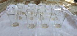 21 verres à eau/autre