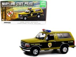 FORD BRONCO MARYLAND STATE POLICE 1996 1:18 GREENLIGHT