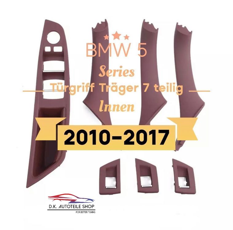 BMW 5 Serie F10 F11 F18, 7 teillig Innen Türgriff Halterung