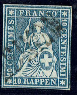 Alle Briefmarken: STRUBEL <526> 22C/B2 PAAR+23Cd/B3.IV BEFUNDE – Gebraucht aus Rüschlikon von Sualk1 3