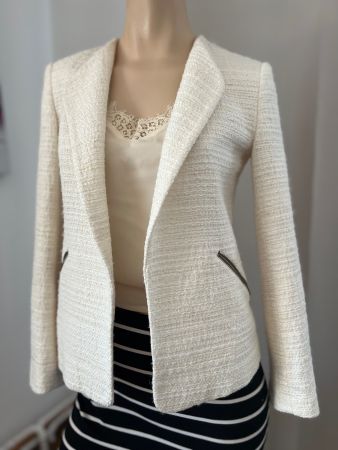 Damen Blazer Zara Grösse XS cremefarben guter Zustand