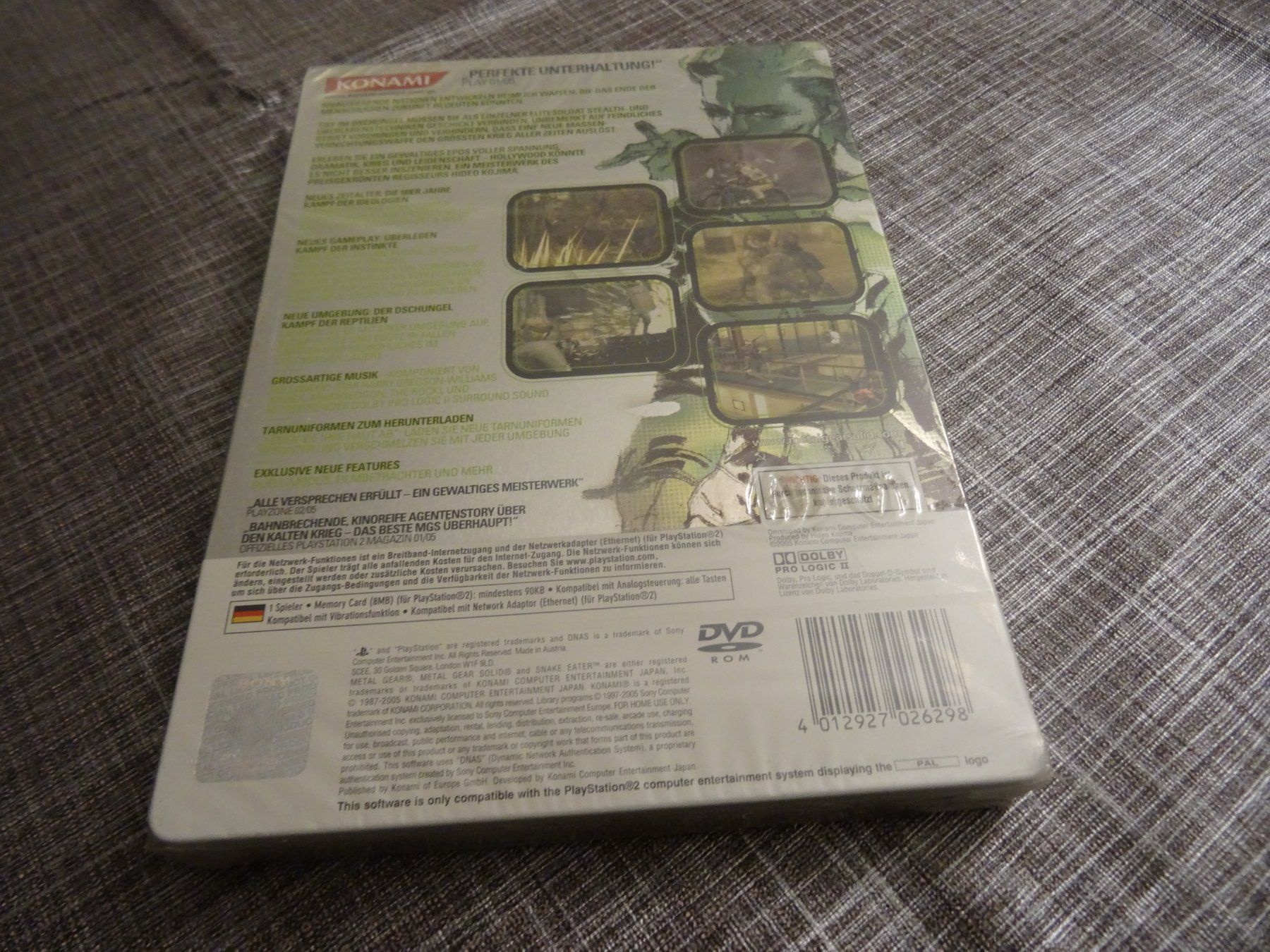 Sony Giochi: Metal Gear Solid 3: Snake Eater STEELBOOK PS2 NEU – Nuovo e nell'imballaggio originale da Olten venduto da Disc-Ausverkauf 2