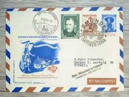 TR80 Enveloppe + Timbre Autriche 1952 Theme Ballon