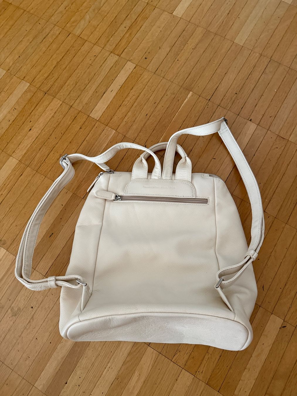Picard Zaini: Picard Leder Rucksack beige – Usato da Zürich venduto da congenium 4
