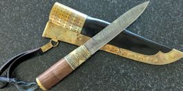 Couteau Gotland Damas avec fourreau