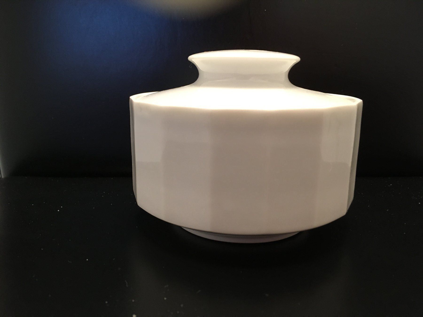 Rosenthal Zuccheriere: Zuckerdose - Rosenthal Polygon weiss – Usato da Affoltern am Albis venduto da Blackrhythm 7