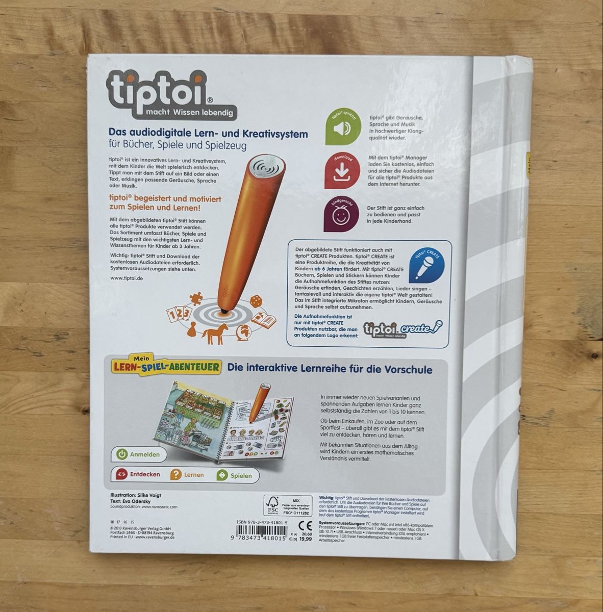 Tiptoi Spiele: Tiptoi Buch - Erste Zahlen  – Gebraucht aus Flumenthal von Krajan 3