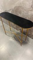WESTWING Konsolentisch - Konsole - Sideboard Schwarz/Gold