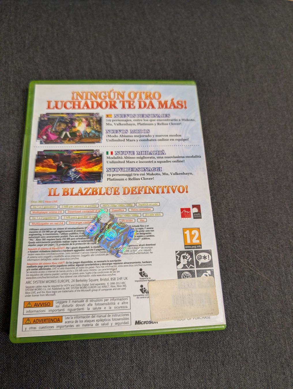 Giochi: Blazeblue continuum shift Extend Microsoft Xbox 360 – Usato da Giubiasco venduto da Ticinerd 1