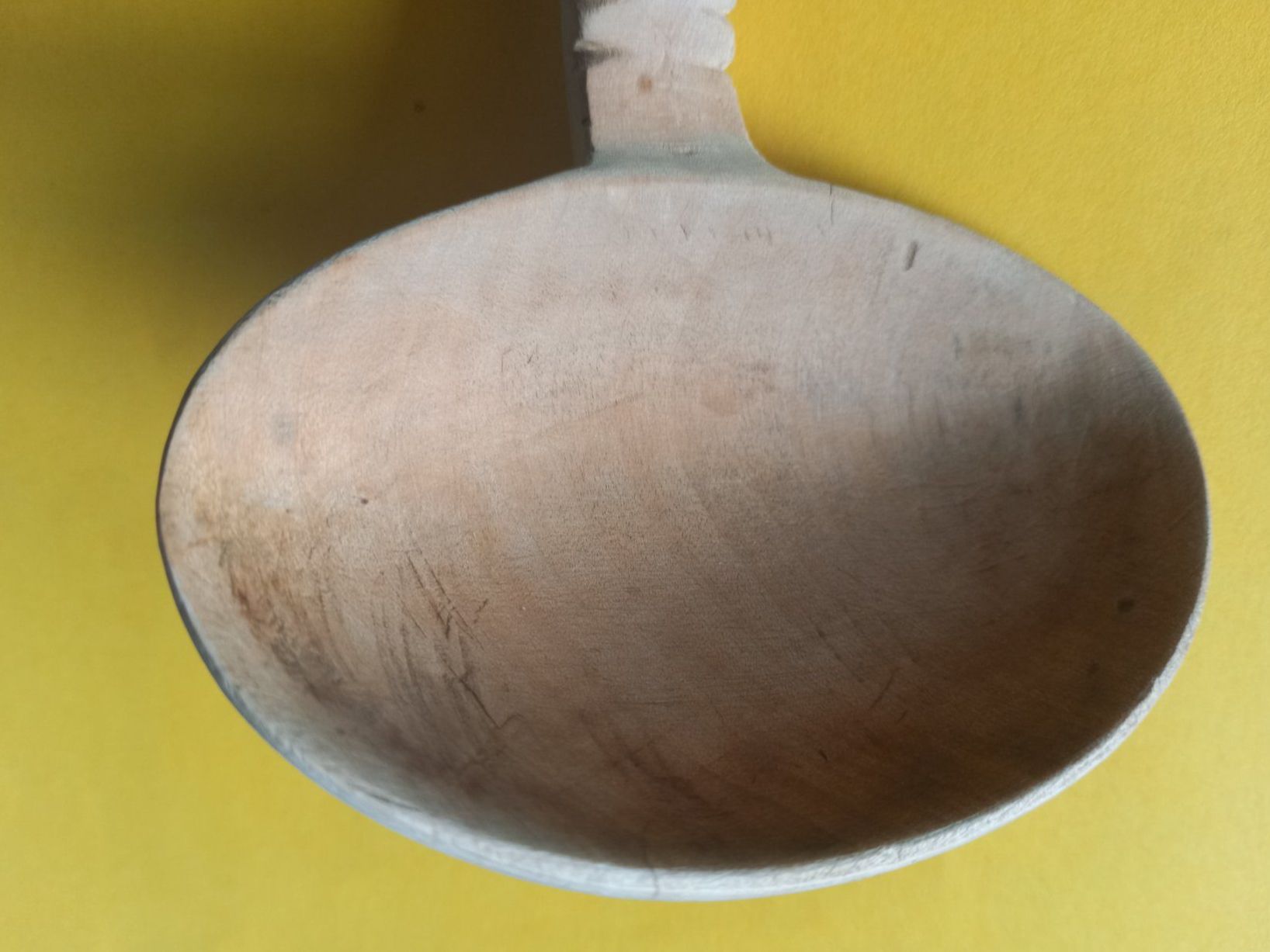 Cucchiai: Cuillère à crème en bois sculpté - Feuillages – Usato da Rossens FR venduto da Souris1 3