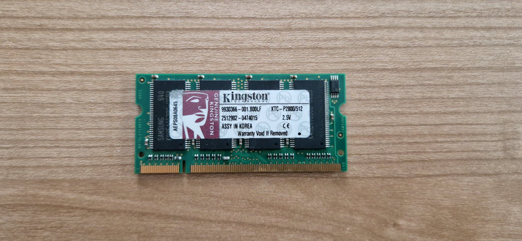 Memoria / RAM: RAM DDR_512MB_266MHZ – Usato da Villaz-st-Pierre venduto da BIstroide