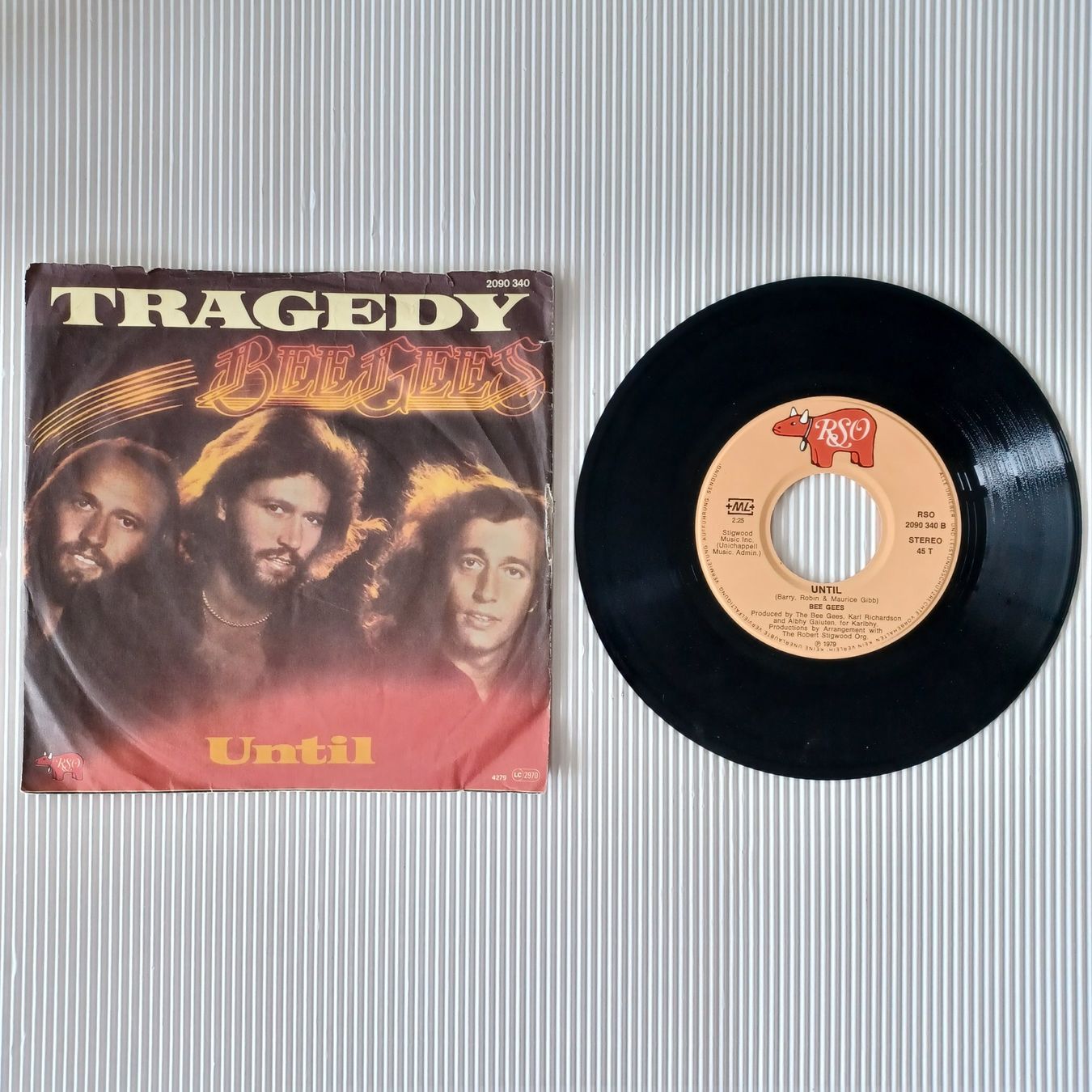 Dischi in vinile: BEE GEES.  Singles Platte. UNTIL. – Usato da Zürich venduto da Bellabo 1