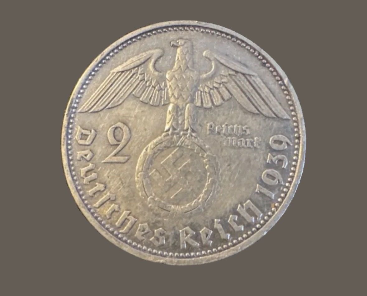 Alle Münzen: 2 Reichsmark Münze 1939  – Gebraucht aus Wallisellen von ND26 2