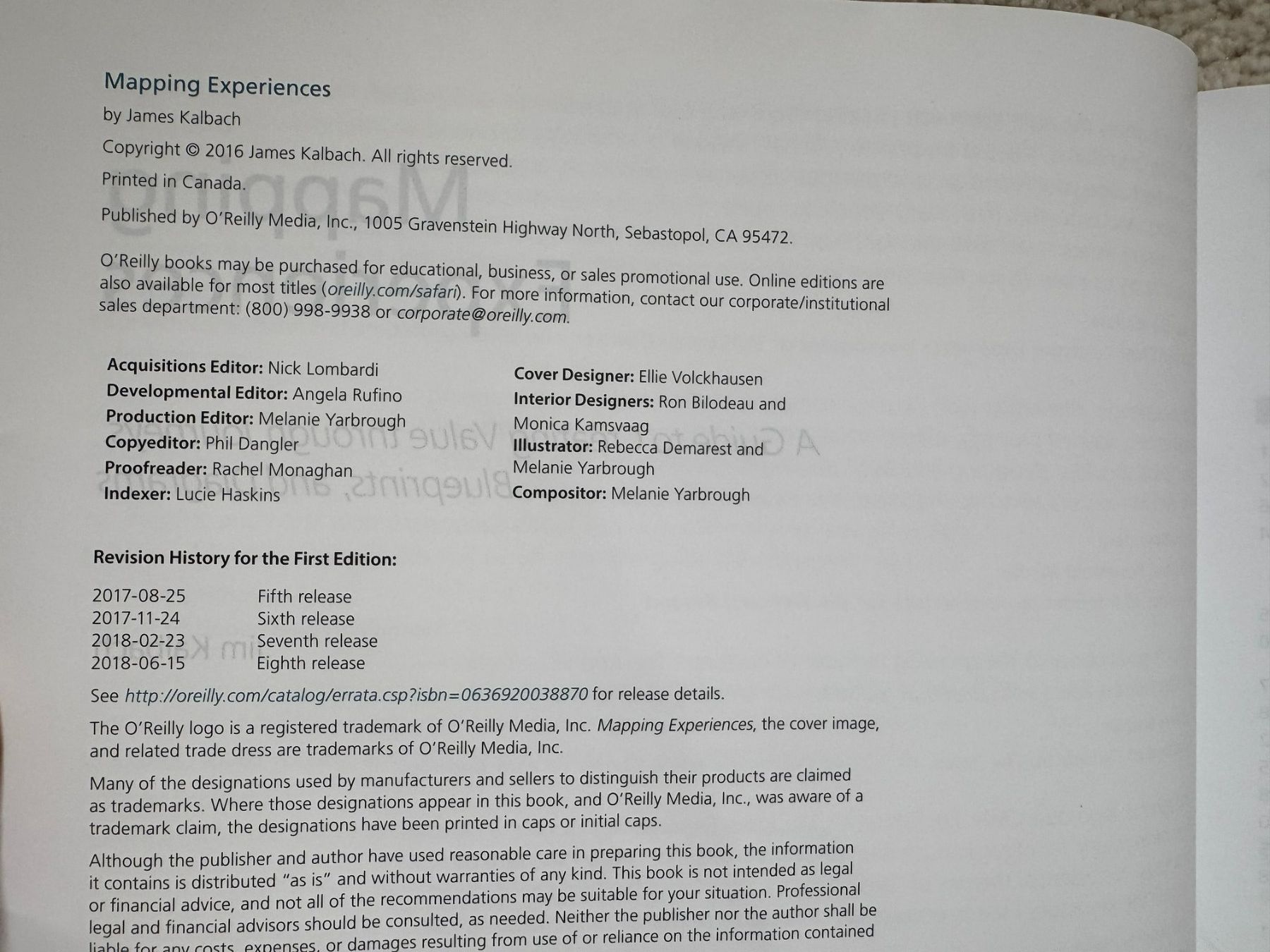 Libri: Mapping Experiences – Kim Goodwin & Jim Kalbach – Usato da Uitikon Waldegg venduto da pit_r6q9 3