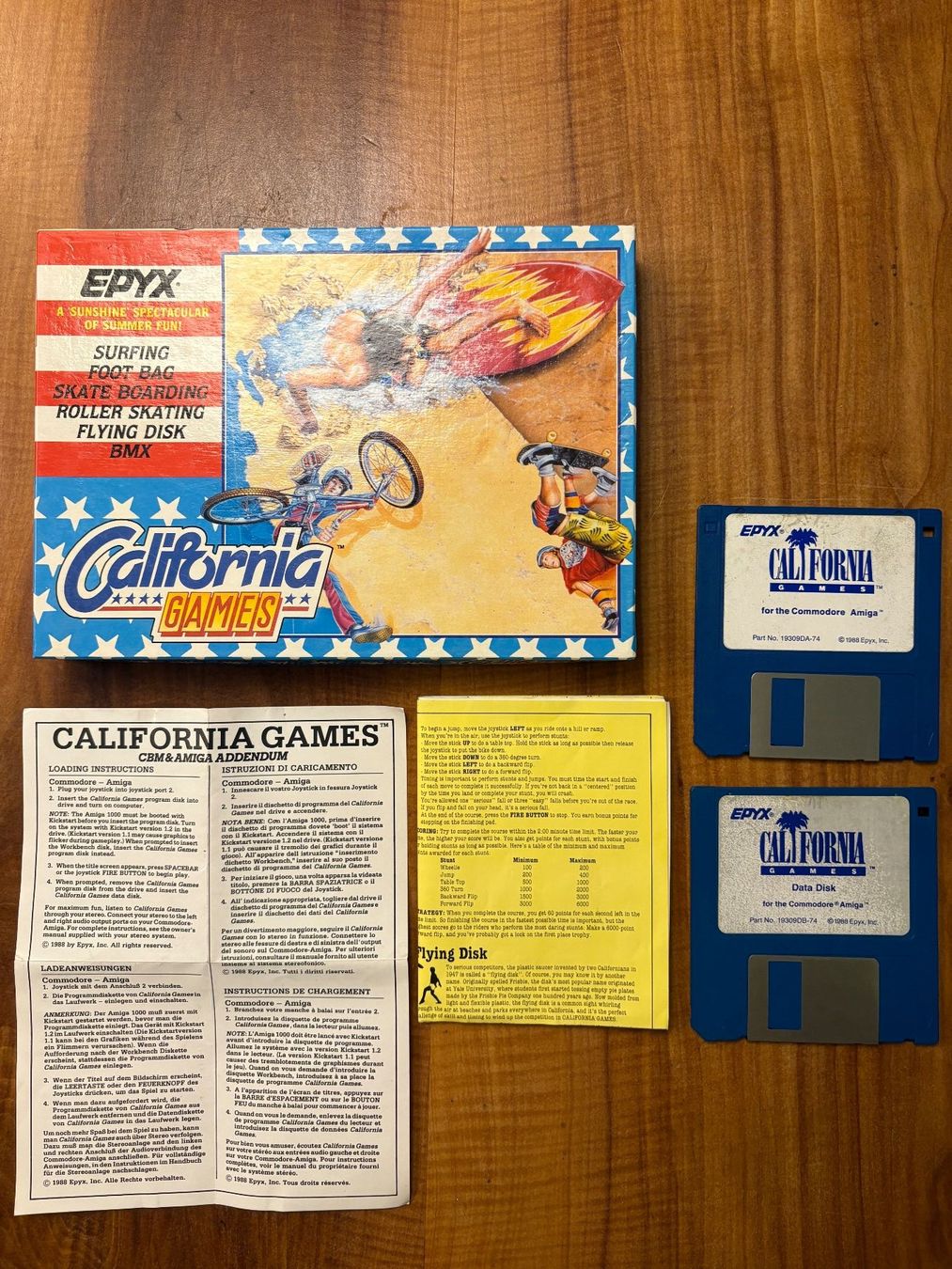 Giochi: Amiga Spiel: California Games – Usato da Niederhasli venduto da Manuf0 2