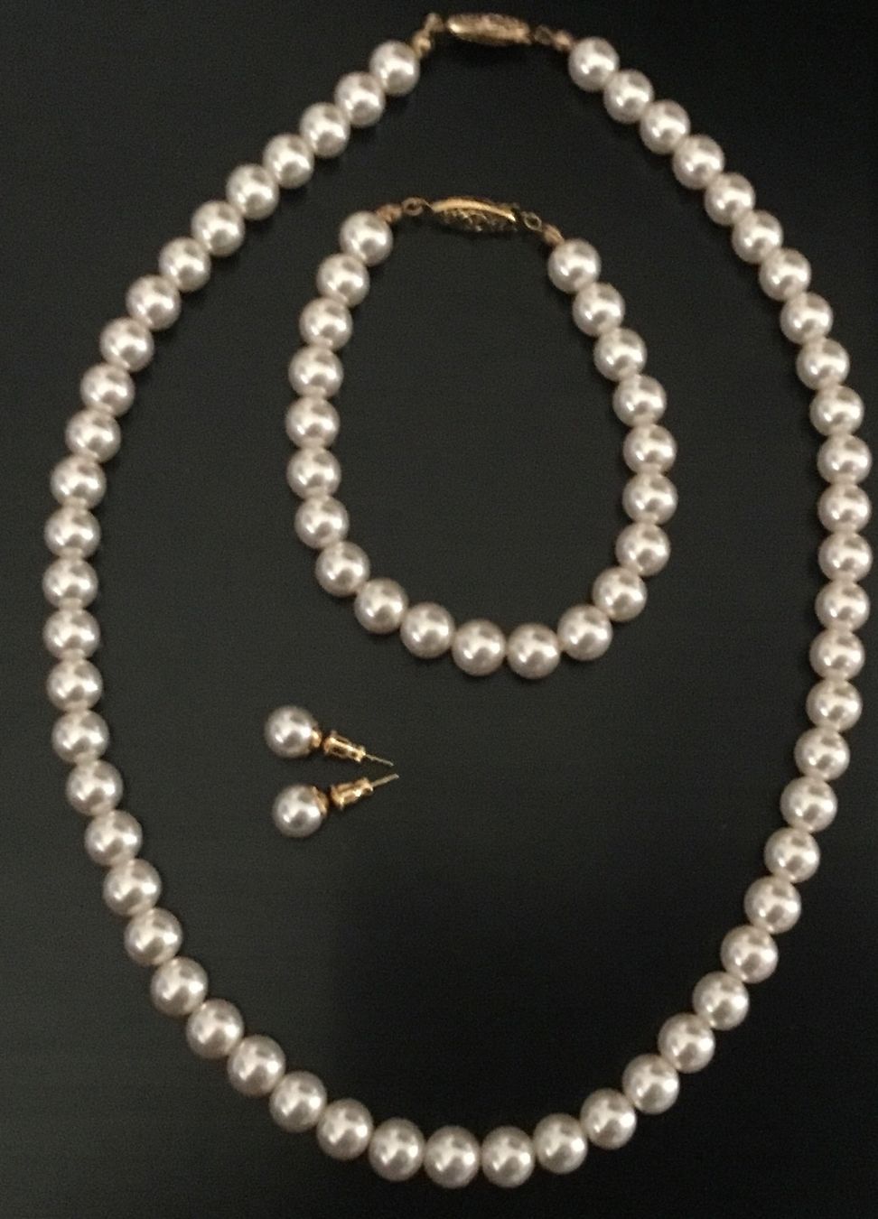 Catenine: Perlen Set: Halskette, Armband & Ohrstecker – Usato da Schlieren venduto da Jeajet 4