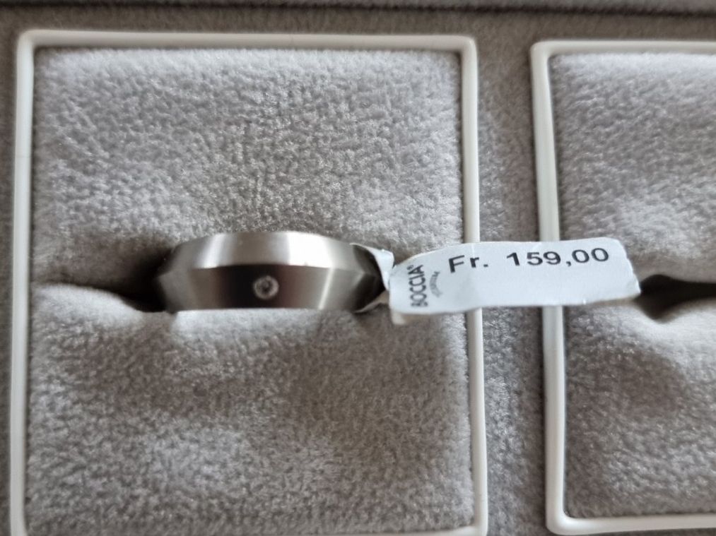 Anelli: Titanring mit Brillant – Nuovo (secondo la descrizione) da Hombrechtikon venduto da kuckuck04