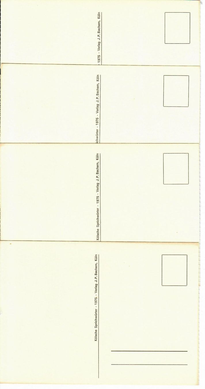 Cartes postales: Kölsche Sprichwörter – D'occasion à Hochdorf par Ziegel-16 1