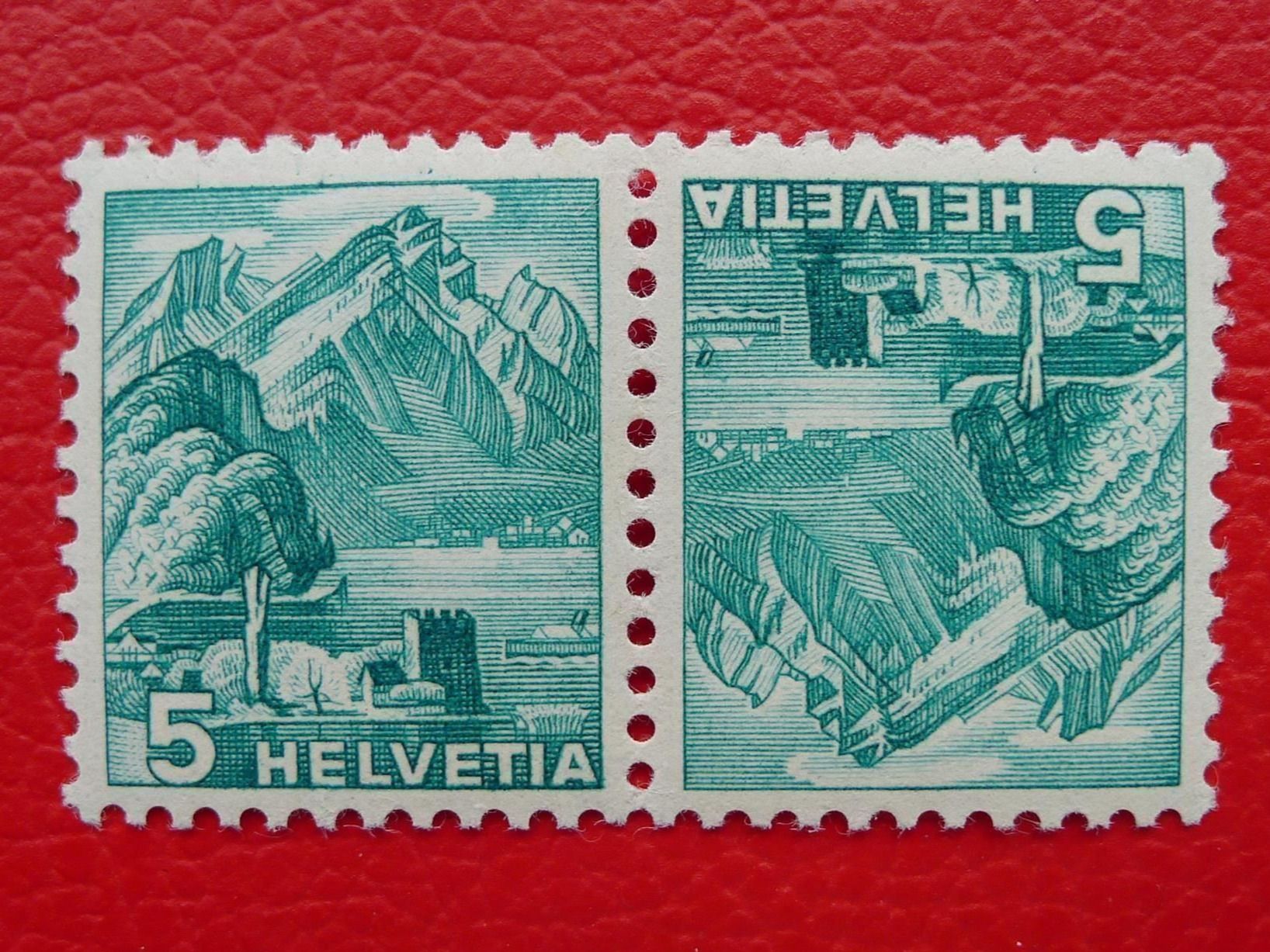 Tutti i francobolli: 1936, ABART: K32z.2.02 postfrisch ** Kat: 375.- – Usato da Sursee venduto da Luzernerraute