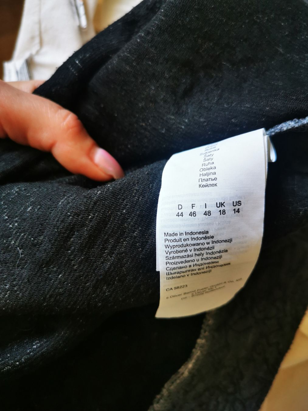 S.Oliver Vestiti: Damen Kleid dunkelgrau Grösse 44 S.Oliver – Nuovo (secondo la descrizione) da Balsthal venduto da Leila_Luna 2