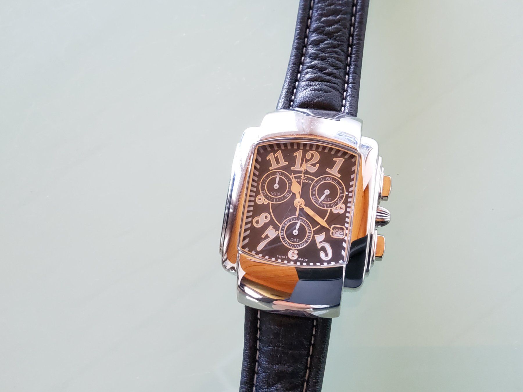 Uhren: Montre bracelet Optima  – Defekt aus Malleray von Broc-Mo 4