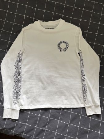 Chrome Hearts longsleeve, Weiss, Grösse S