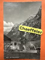 Alte Ansichtskarte Klöntalersee, 1958