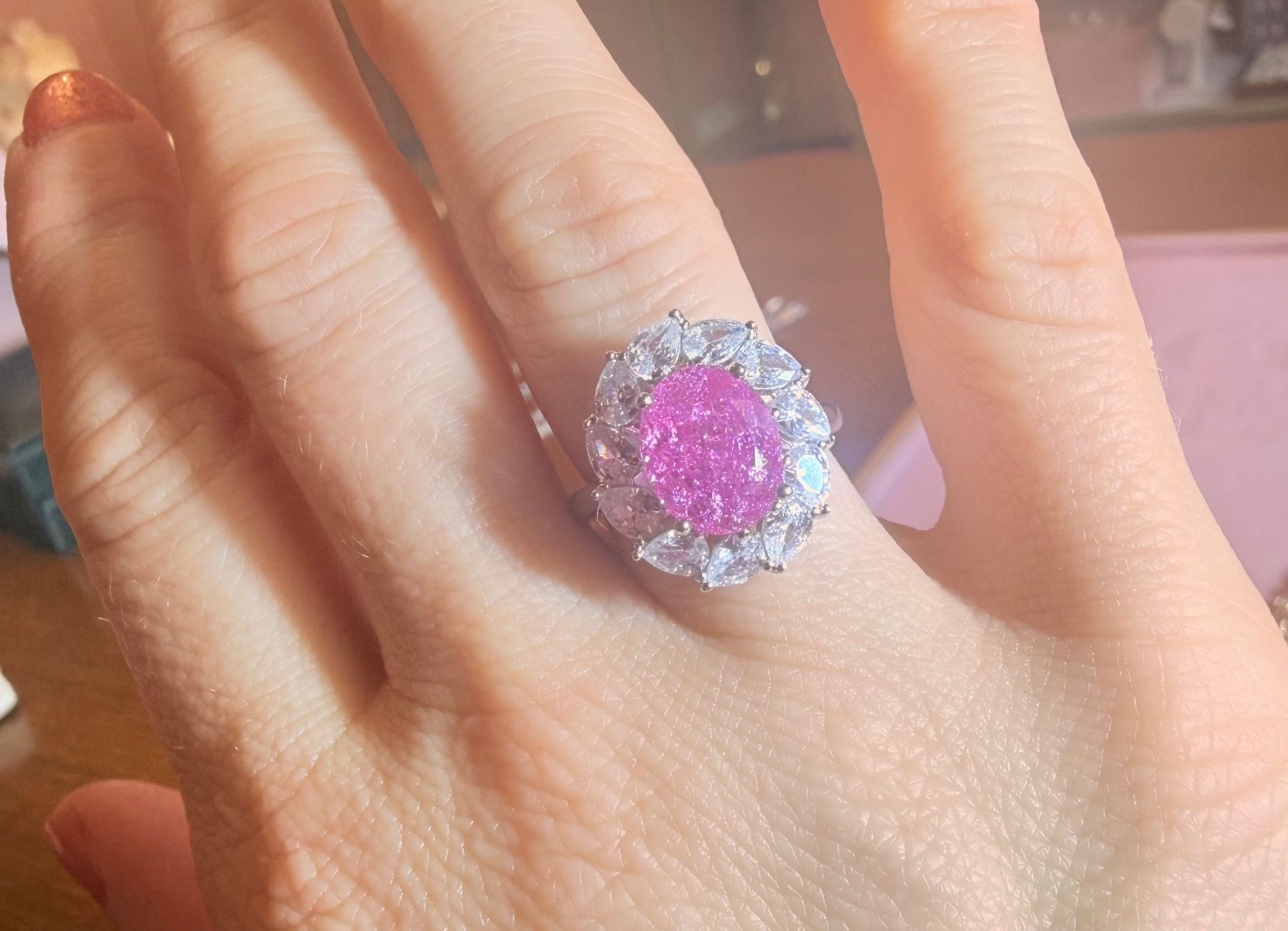 Bagues: Bague Saphir Rose – Neuf avec emballage d'origine à St-Maurice par Sandrinette123 3