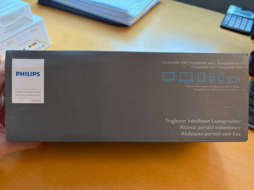 Casse acustiche: Philips BT6050B  Bluetooth Lautsprecher  – Nuovo e nell'imballaggio originale da Erlen venduto da Nussi-59 1