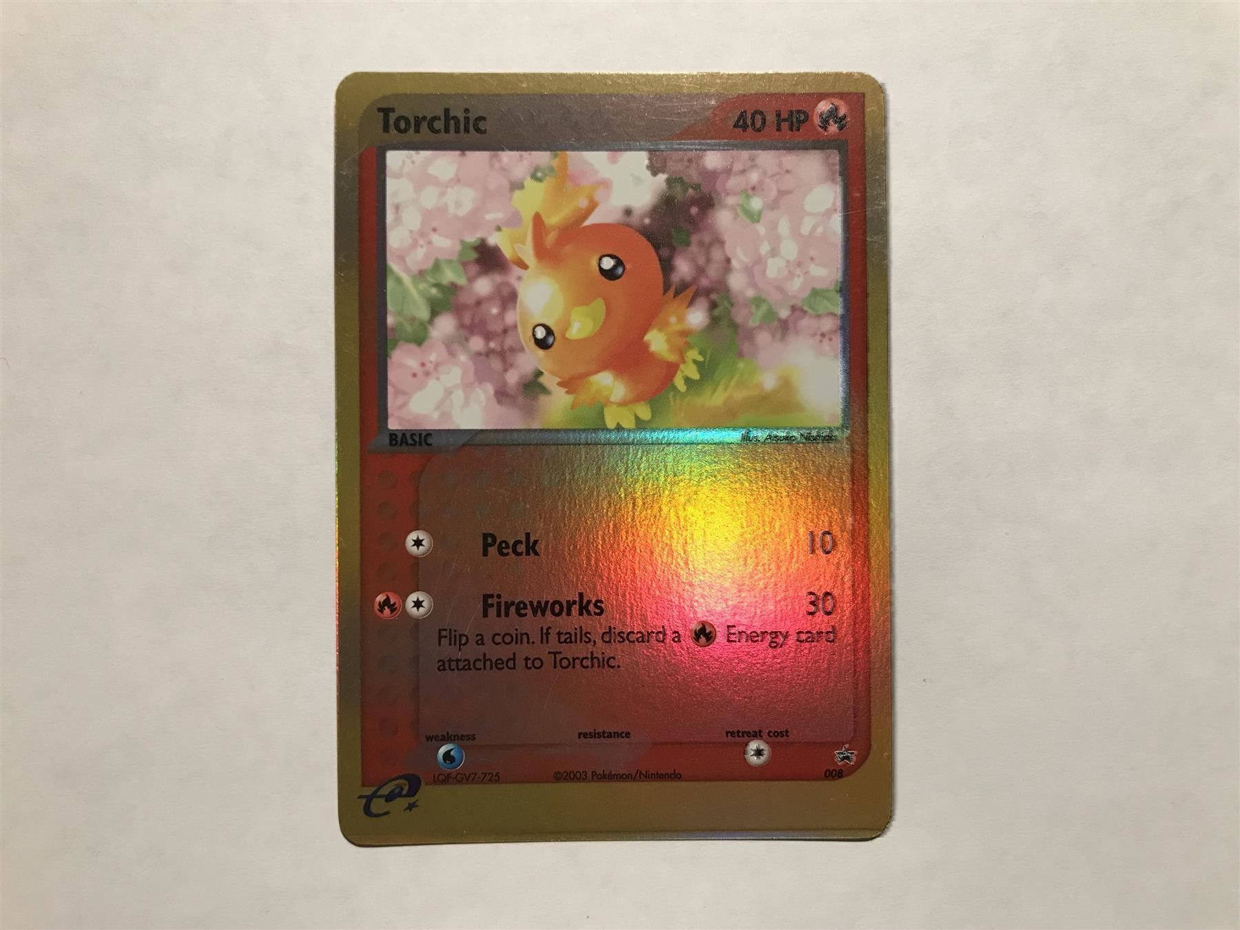 Pokémon Carte collezionabili: Torchic reverse holo Promo – Usato da Hagendorn venduto da Pokecollectorch 1