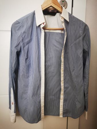 Damen Hemd Zara gestreift weiss-blau Grösse XS guter Zustand