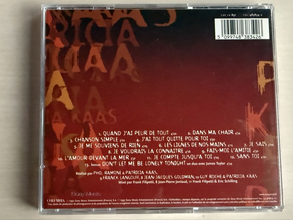 CD: Patricia Kaas - Dans ma chair CD – Usato da Oberried Brienz venduto da Chyara 1