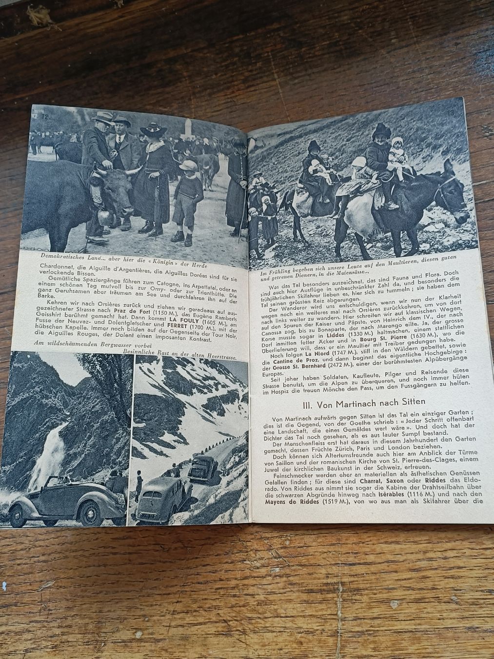 Documenti: Litho Broschüre / Wallis - Ausgabe 1948 – Usato da Brugg AG venduto da Ente015 6