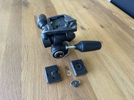 Manfrotto 804RC2 Stativkopf mit 2 Platten