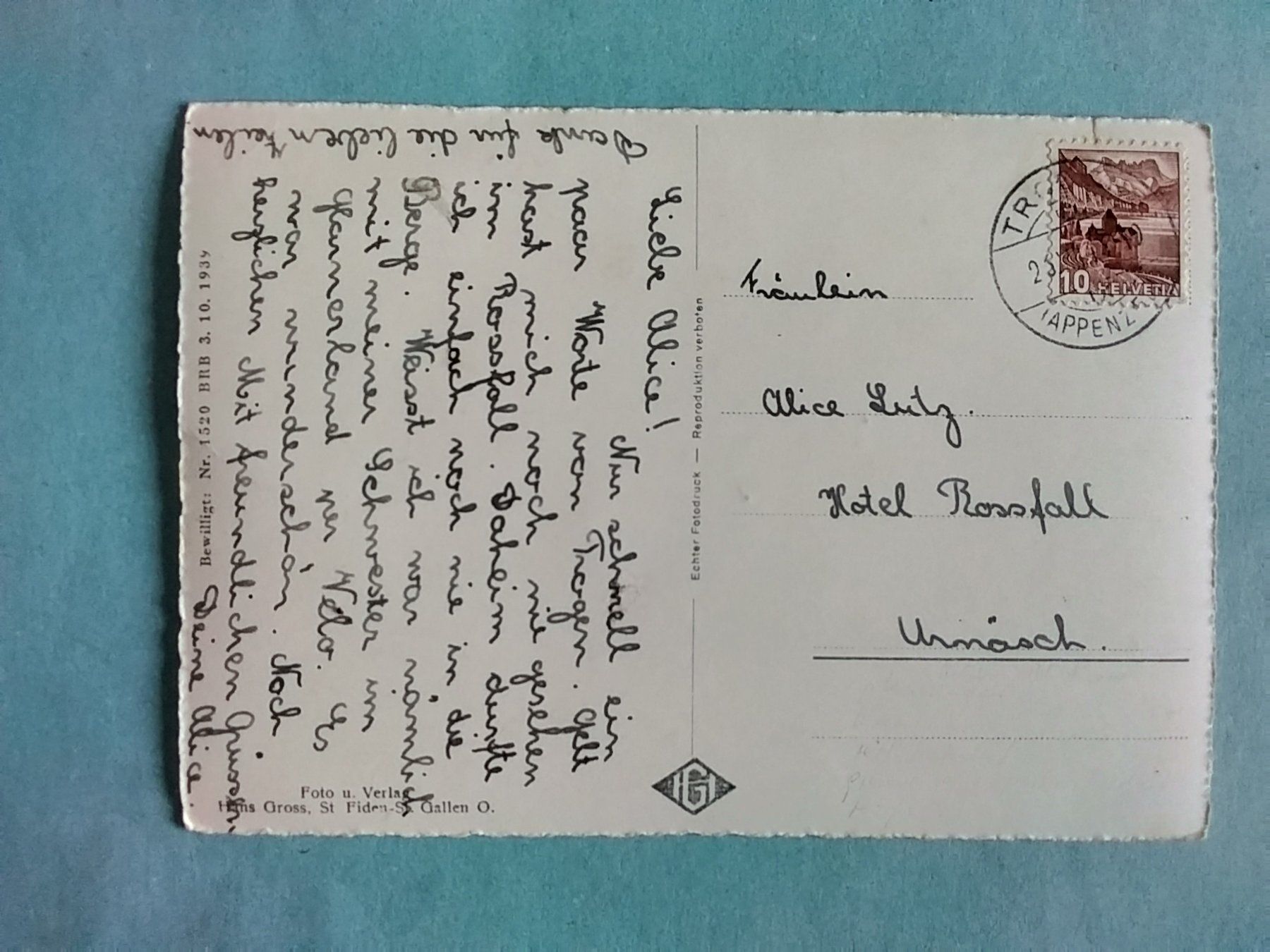 Ansichtskarten: AR Speicher-Trogen – Gebraucht aus Appenzell von lama19 1