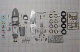 1/43 FDS Kit Ferrari 125 Monza 1946 Metall BBR Tron Starter
