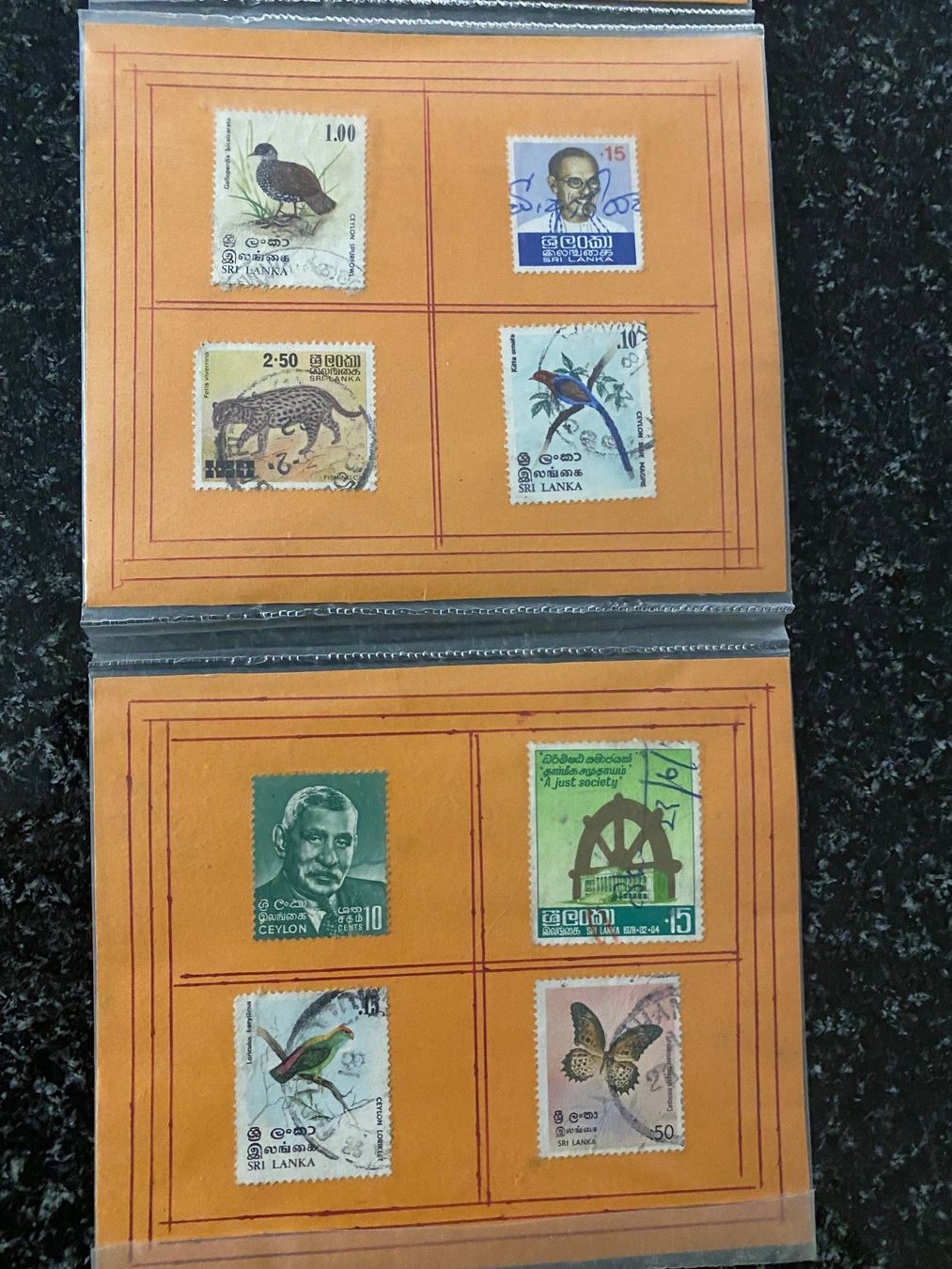 Tutti i francobolli: Kleine Briefmarken-Sammlung Sri Lanka – Usato da Bätterkinden venduto da Albera 3