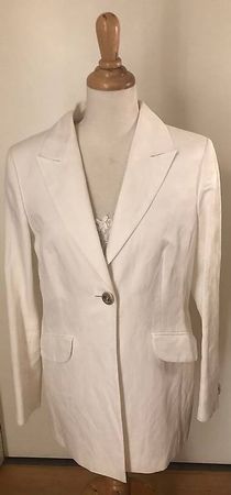 NVSCO Sommerblazer, weiss, Grösse 40