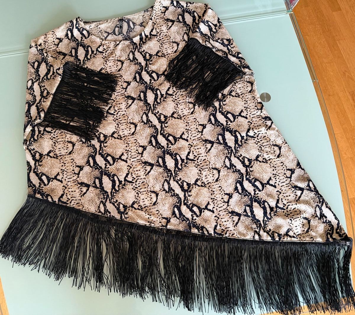Blusen: Bluse Leopardmotiv 50/52 – Gebraucht aus Bettlach von tiz_vdb2