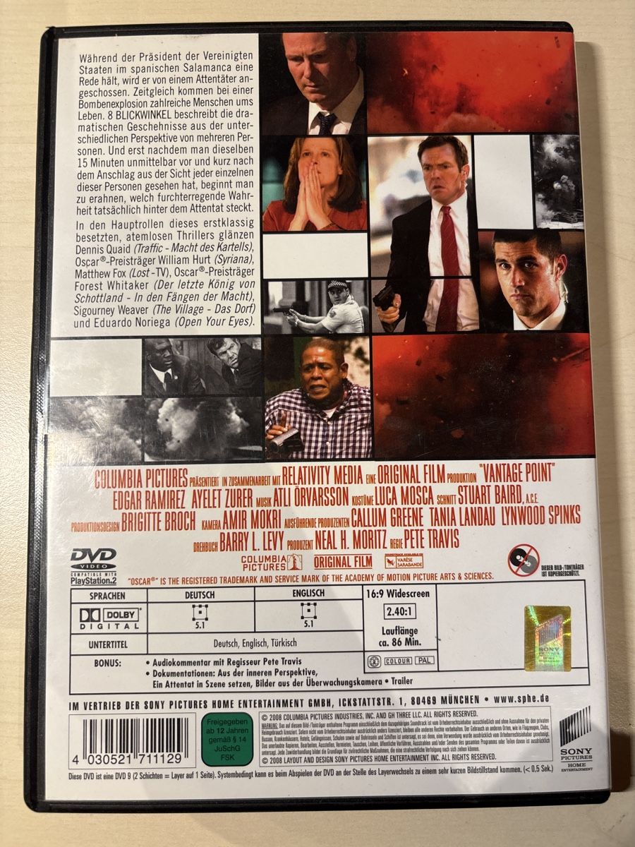 Tutti i DVDs: 8 Blickwinkel (2904) – Usato da Ruswil venduto da Slivio_ 1