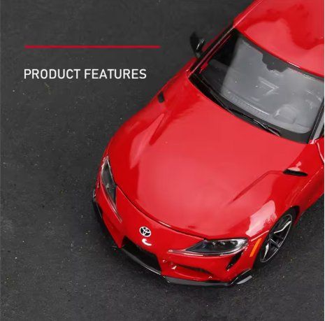 Toyota Modellautos: Toyota Supra GR (Rot) – Neu und originalverpackt aus Ettingen von SwissHellcat 4