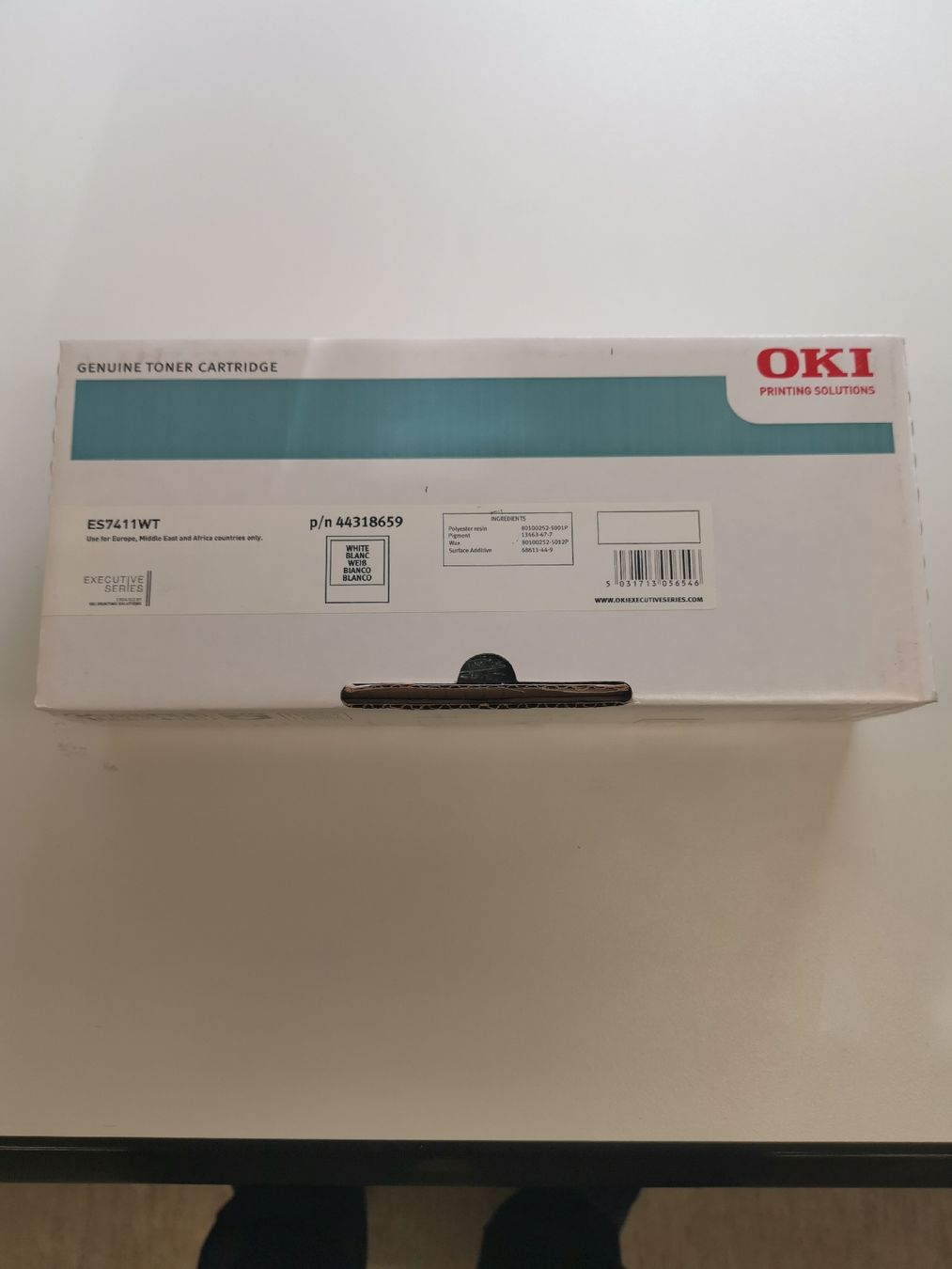 Oki Cartucce per stampanti & toner: Oki es7411wt withe Toner Weiss 44318659 – Nuovo e nell'imballaggio originale da Remigen venduto da Kelias 3