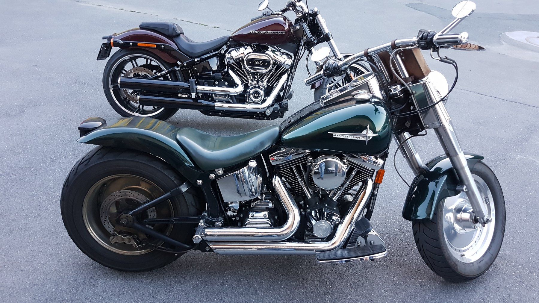 Harley-Davidson Chopper: Harley Davidson Fat Boy Custombike – Gebraucht aus Hüntwangen von PapaBob 1