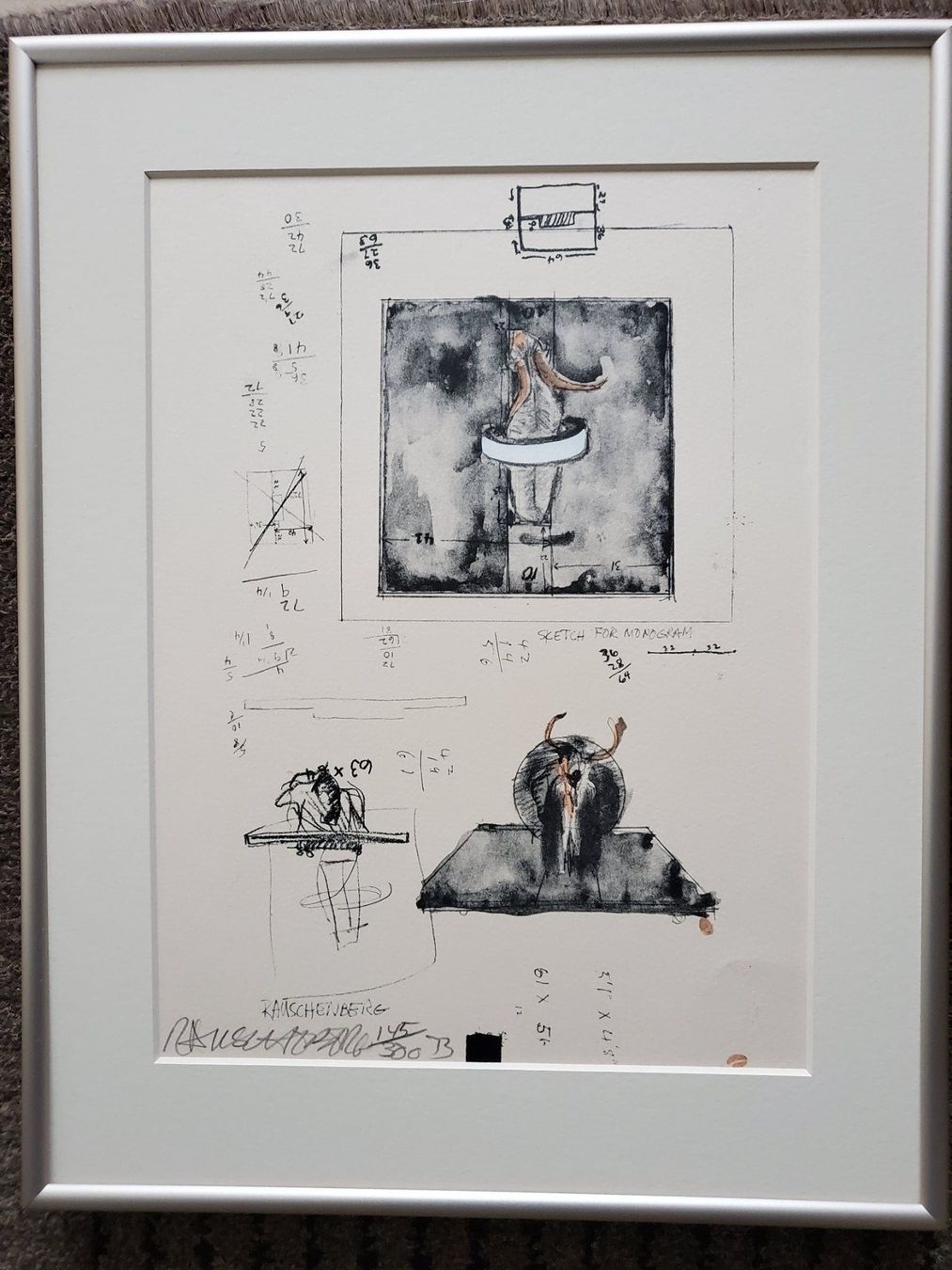 Grafica & Litografie: Robert Rauschenberg, handsig., nummeriert., gerahmt – Usato da Füllinsdorf venduto da havi4