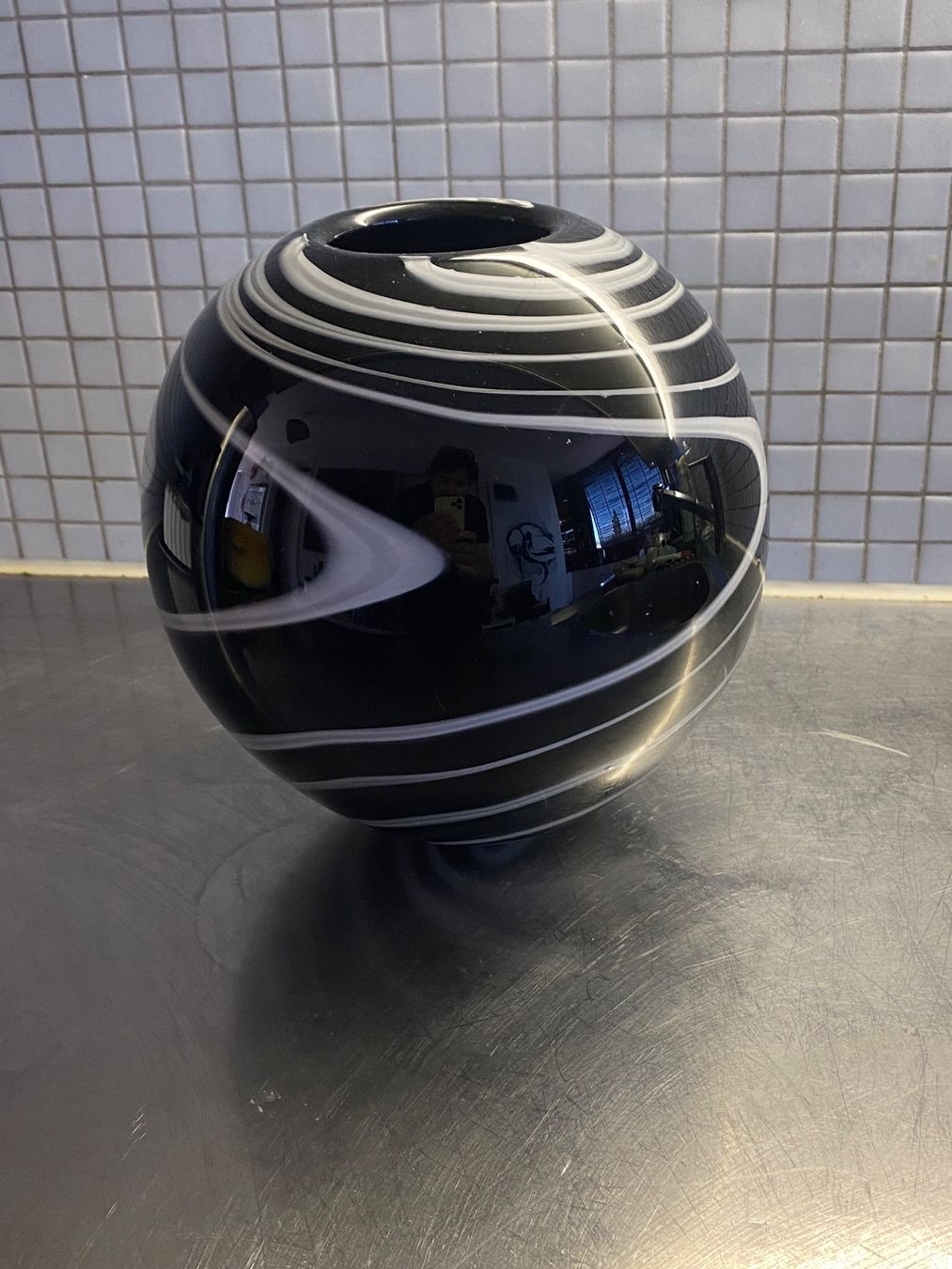Murano Vasi & Recipienti: Mundgeblasene Murano Glasvase – Usato da Solothurn venduto da BORGHAGEN 1