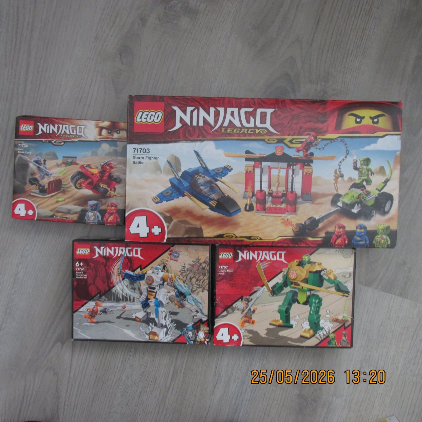 Lego Kit di costruzioni: Ninjago Lego Set, 4 Sets zusammen gem. Bilder – Nuovo (secondo la descrizione) da Galgenen venduto da Forflowers 4
